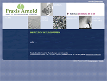 Tablet Screenshot of praxisarnold.com